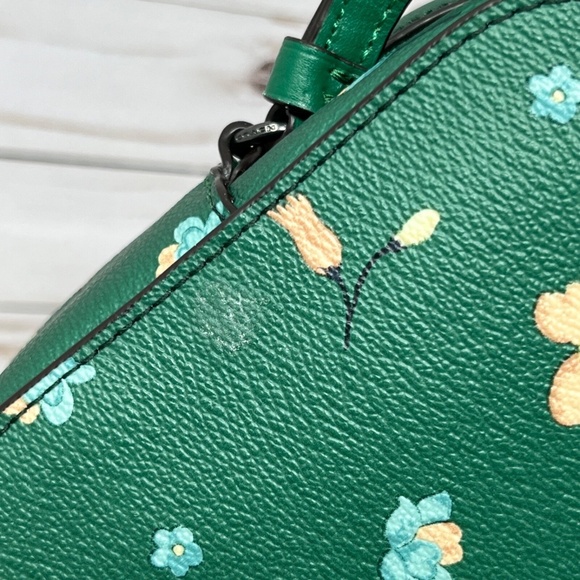 Coach Small Crossbody Bag With Mystical Floral Print - New with cosmetic defect - Picture 11 of 14